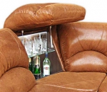 Угловой диван с баром «Элита 21 М»